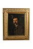 Edoardo Gelli (Savona 1852-Firenze   1933)  - Portrait of man with mustache, 1886