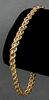 Vintage 14K Yellow Gold Double Rope Chain Bracelet
