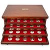 (100 Pc) The Bicentennial Sterling Collection of "The Treasures of American Art" Coin Collection
