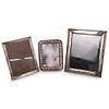 (3 Pc) Sterling Silver Picture Frames
