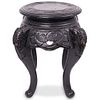 Chinese Lacquered Wood Pedestal