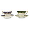 4 Aynsley Porcelain Tea Cup Set