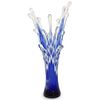 Murano Blue & White Splash Vase
