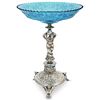 Silver Plated Figural Compote Dish
