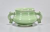 Chinese Green Glazed Porcelain Censer