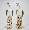 Two Chinese Porcelain Phoenix 