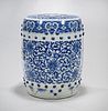 Chinese Blue and White Porcelain Garden Seat