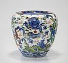Chinese Doucai Porcelain Jar