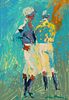 LeRoy Neiman
(American, 1921-2012)
Two Jockeys, 1963