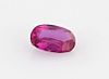 Faceted Natural Ruby