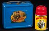 Hopalong Cassidy tin lunch box with thermos