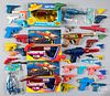 Large collection of plastic space guns