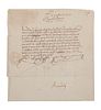 FERDINAND II (1452-1516) and ISABELLA I of Spain (1451-1504). Letter signed at head ("Yo El Rey" & "Yo La Reyna") to the Bishop of Malaga and his coun