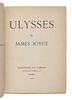 JOYCE, James (1882-1941). Ulysses. Paris: Shakespeare and Company, 1922.