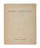 JOYCE, James (1882-1941). Pomes Penyeach. Paris: Shakespeare and Company, 1927.