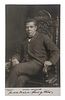 [WASHINGTON, Booker T. (1856-1915)]. Rotograph postcard. New York: The Rotograph Company, n.d., ca 1902. SIGNED BY WASHINGTON.