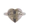Tiffany &amp; Co Silver &quot;Return to Tiffany&quot; Heart Ring