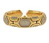 Bvlgari Bulgari Alveare 18k Gold Diamond Bracelet Watch 