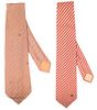 (2) Vintage Gucci Men's Ties