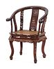 An Embelished Huanghuali Armchair
Height 35 in., 88.9 cm 