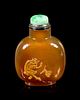 A Carved Agate Snuff Bottle
Height overall 2 3/4 in., 7 cm. 