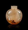 A Carved Agate Snuff Bottle
Height 2 1/2 in., 6.4 cm.