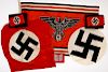 German WWII Assorted Cloth Items, Lot of Six 