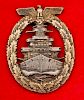 German WWII Navy High Seas Badge 