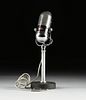 A VINTAGE JAPANESE OLSON M-102 PILL MICROPHONE ON STAND, 1950-1960,