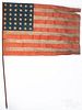 Civil War era thirty-six star American flag