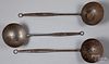 Three Pennsylvania wrought iron utensils