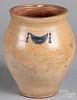 Massachusetts stoneware jar