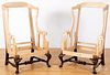 Douglas Campbell Queen Anne style chairs & sofa