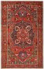 Antique Persian Heriz carpet, 9 ft 4 in x 15 ft 3 in ( 2.84 m x 4.65 m )