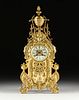 A FRENCH RENAISSANCE REVIVAL GILT BRONZE MANTLE CLOCK, RETAILED BY LAMBERT-VORMUS, PARIS, 19TH CENTURY,