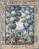 A BRUSSELS BAROQUE VERDURE TAPESTRY, 17TH CENTURY,