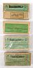 Lot of Four Two-Piece Winchester Green Label Box Cartridges 