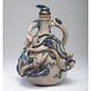 A Fine Anna Pottery Style "Temperance" Stoneware Jug by Brian Moore 