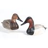 A Pair of L.T. Ward Canvasback Decoys