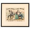 Two Currier & Ives Hand-Colored Lithographs