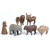 A Group of Cast Iron Animal Still Banks