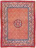 Antique Tibetan rug ,  4 ft 2 in x 5 ft 8 in (1.27 m x 1.73 m)