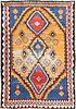 Vintage Shabby Chic Persian Gabbeh , 5 ft 4 in x 7 ft 7 in (1.63 m x 2.31 m)