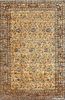 Antique Persian Kerman rug , 11 ft x 17 ft (3.35 m x 5.18 m)