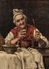 Italian School, 19th Century      After Teniers: Jovial Old Man with a Pipe