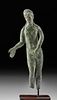 Published & Exhibited Roman Bronze Venus w/ Silver Eyes
