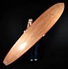 Mid-20th C. Australian Wood Surfboard by Bill Wallace