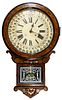 Wm. L. Gilbert Clock Company Victorian Calendar Wall Clock