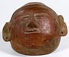 Pre-Columbian Colima Head Vessel