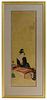 (After) Chobunsai Eishi (Japanese, 1756-1829) 'Kisen Hoshi' Woodblock Print